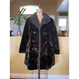 Vintage Borgana Styled By Sportowne Coat Jacket Union Made USA Brown